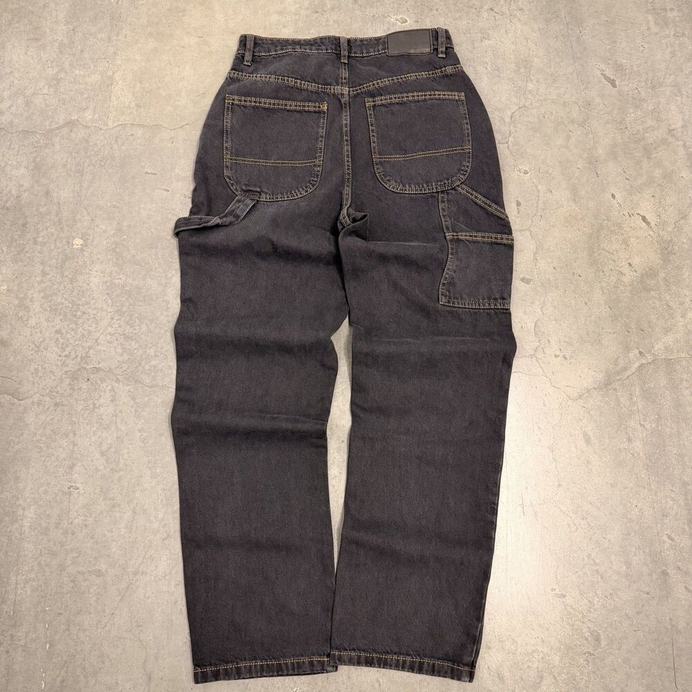 Cotton On Women's Skinny Jeans in Black with Contrast Stitching